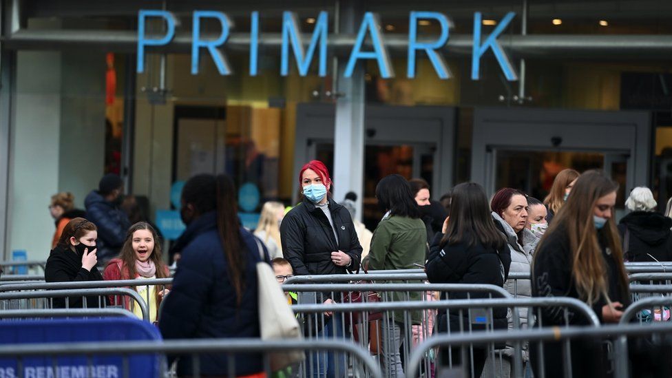 Фасад магазина Primark