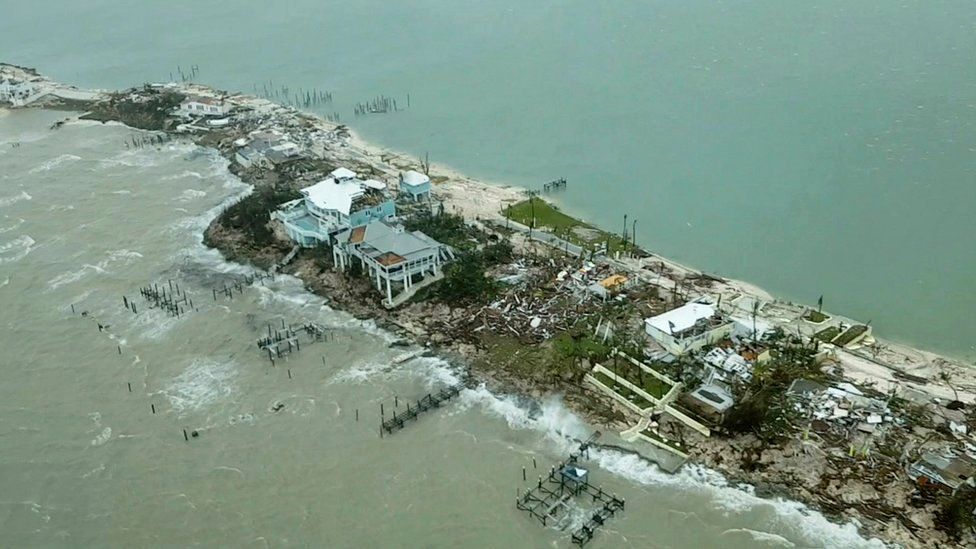 Devastation on the Abaco Islands