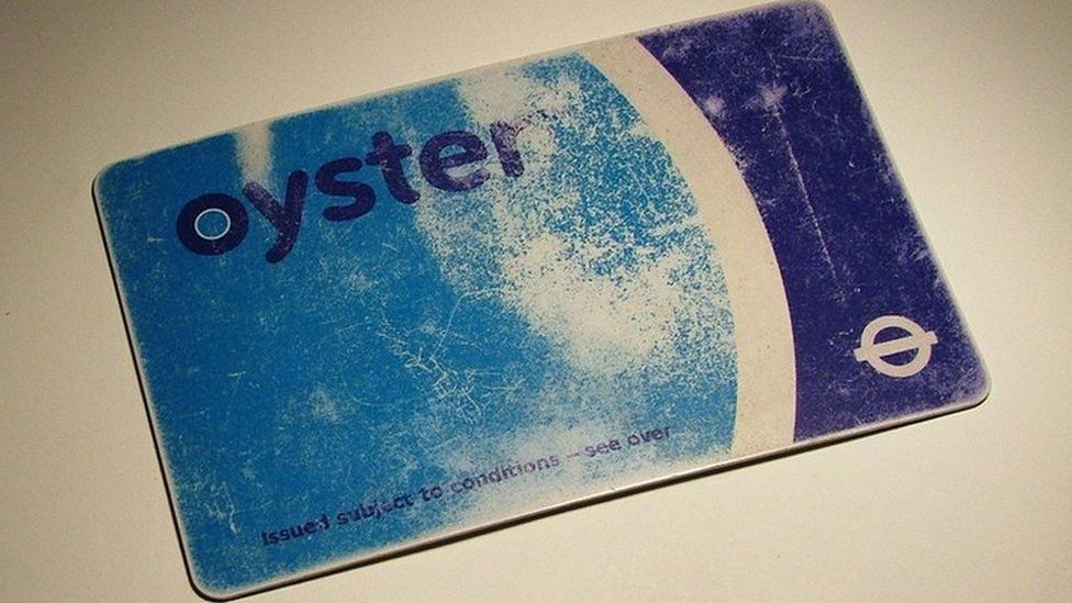 Battered Oyster card