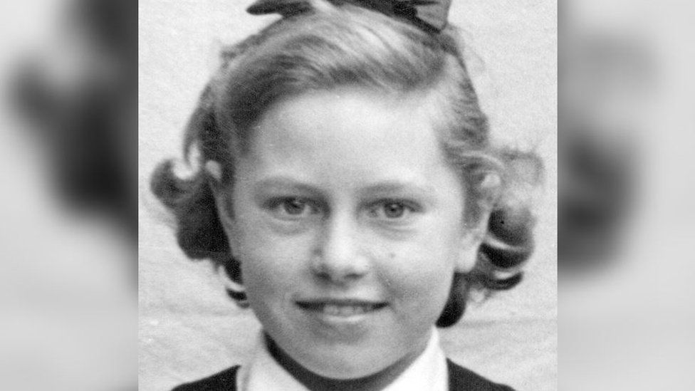 Prof Wiltshire during her first year of grammar school in 1953
