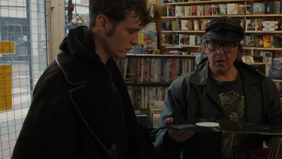 Inside the record shop in Norwich