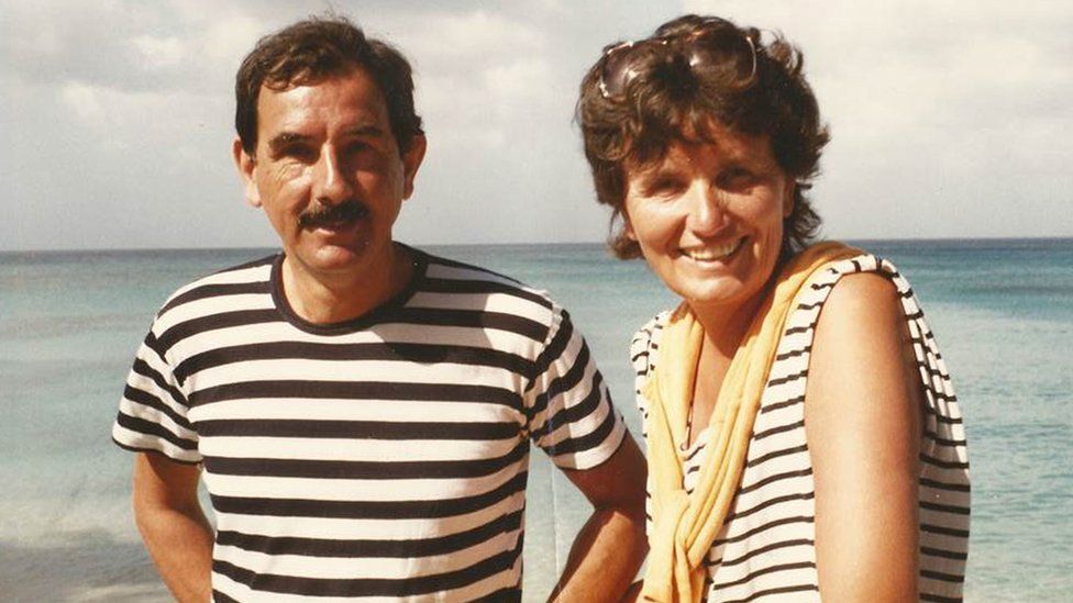 Margaret Forster with husband Hunter Davies