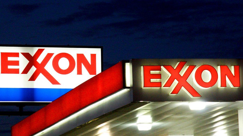 Exxon signs