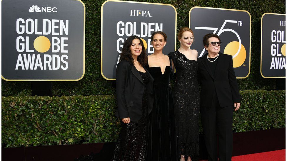 America Ferrara, Natalie Portman, Emma Stone and Billie Jean King.