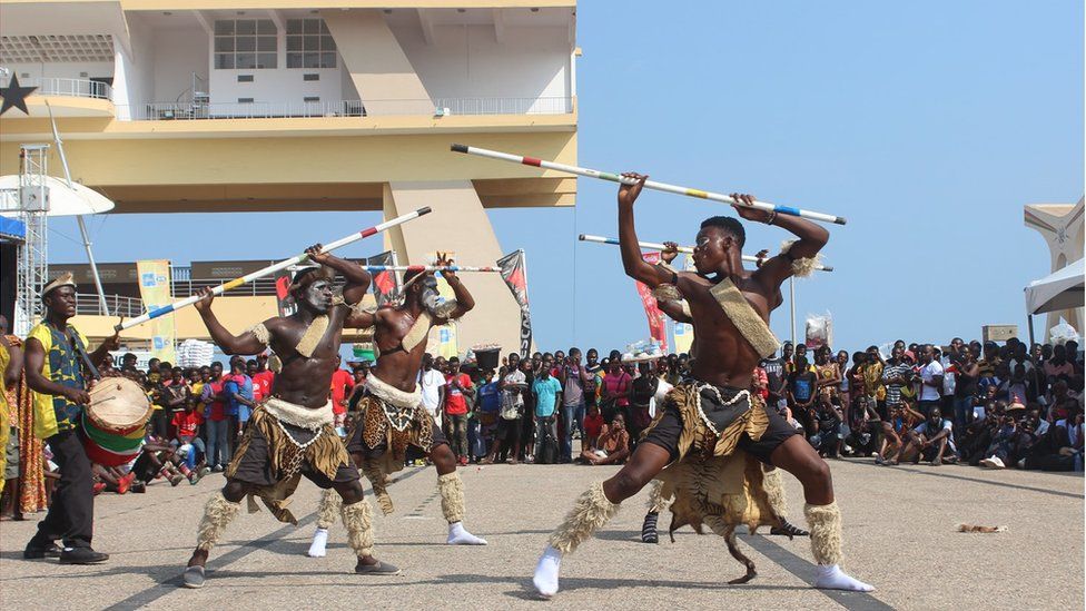 Dancers in Ghana