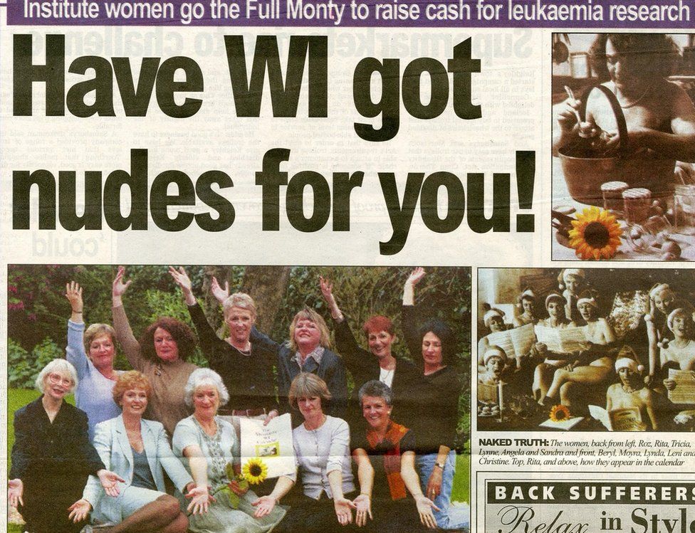 Calendar Girls story laid bare in Dales exhibition BBC News