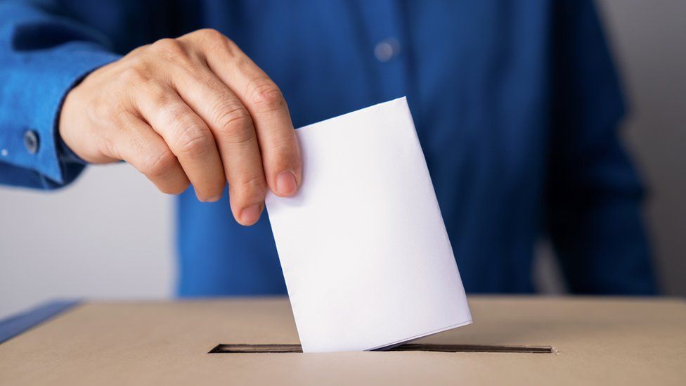Voting box and election image,election - stock photo