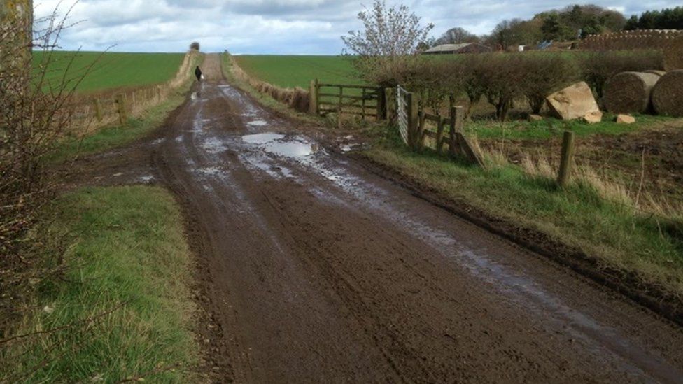 Public bridle path