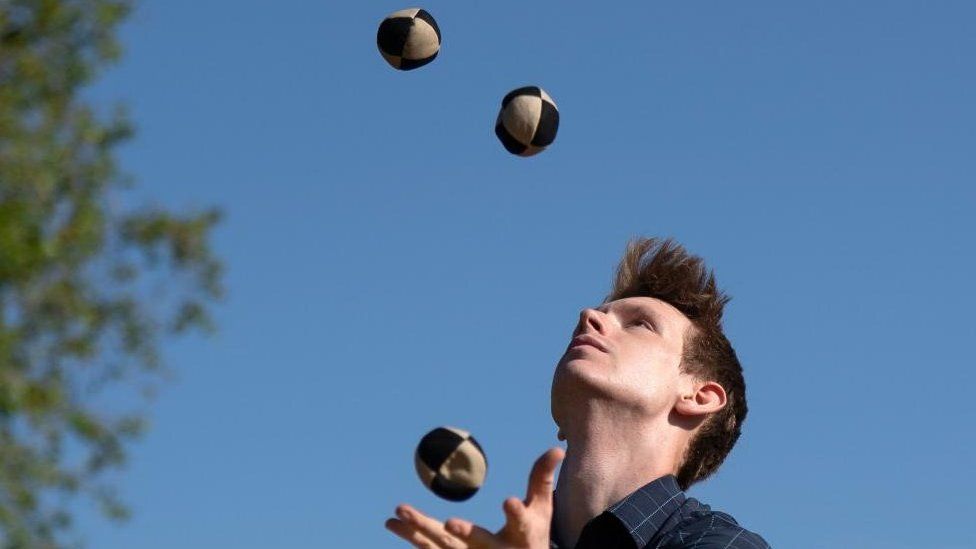 James Cozens juggling
