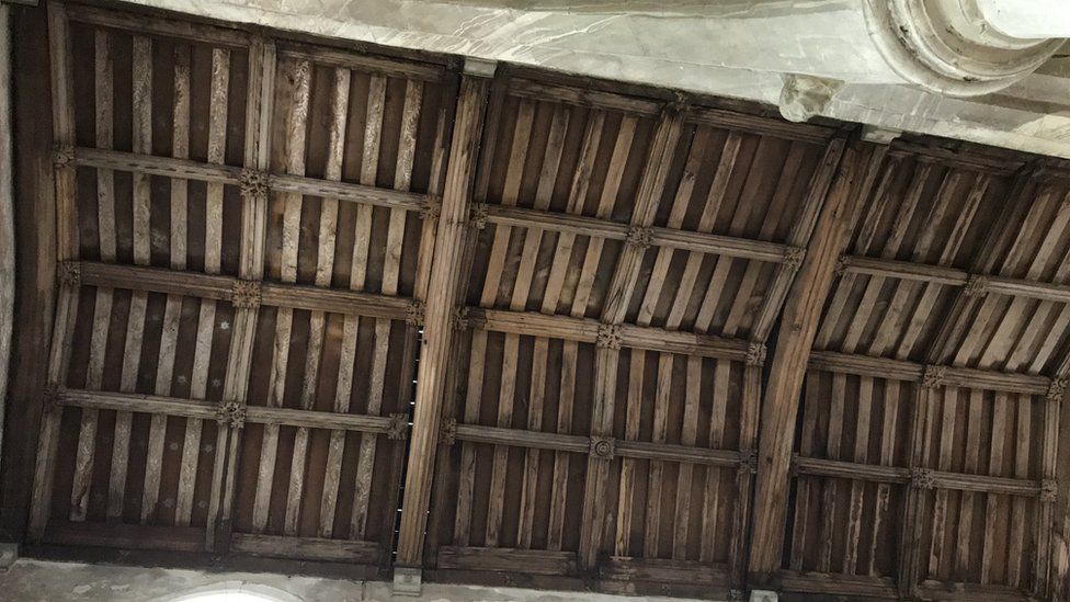 Church rafters