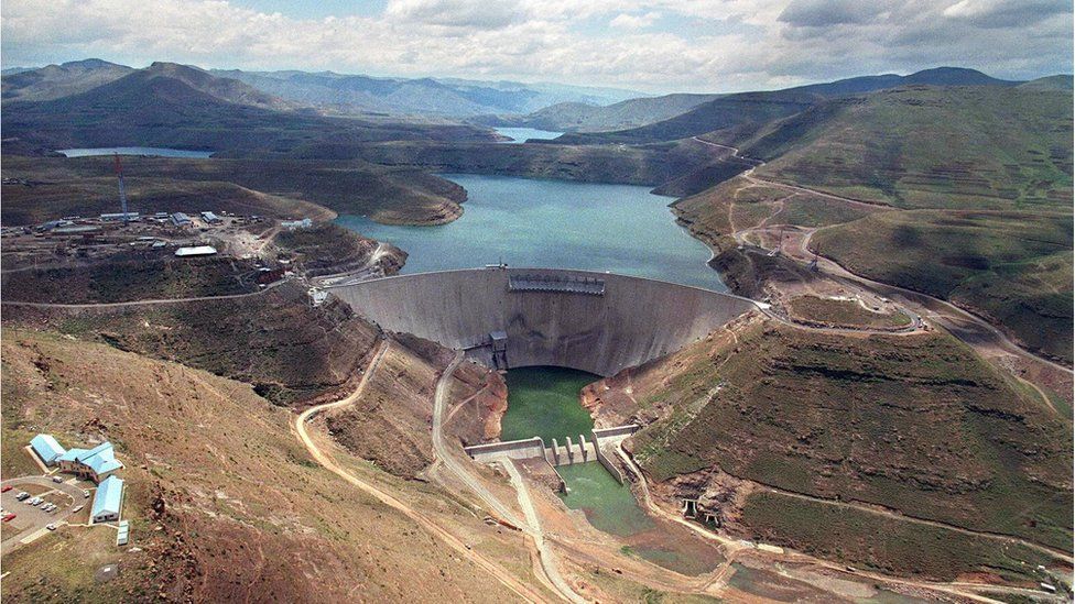 Lesotho's Katse Dam, part of the Lesotho Highlands Water Project