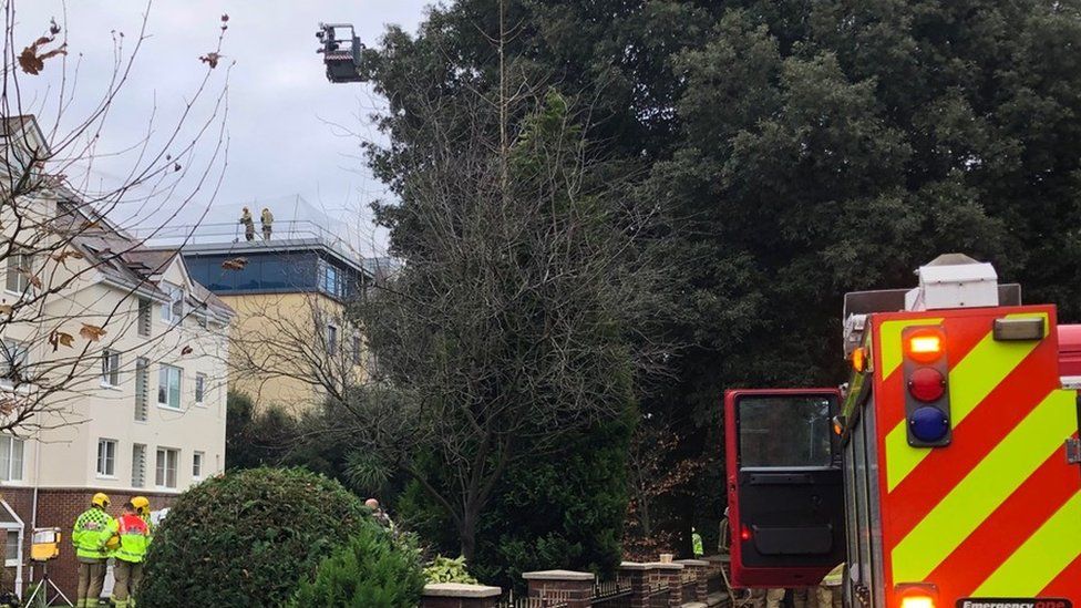 Bournemouth flats fire Residents moved from retirement homes BBC News