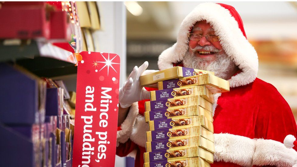 Father Christmas at Sainsbury's