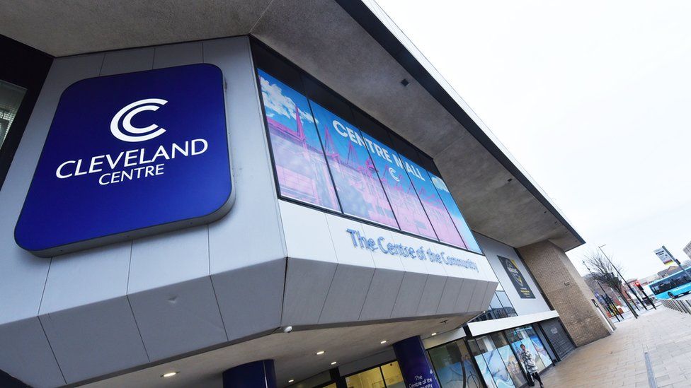 Cleveland Centre entrance on Grange Road, Middlesbrough