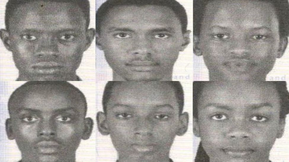 A composite picture of the missing teenagers from Burundi posted by DC Police Department