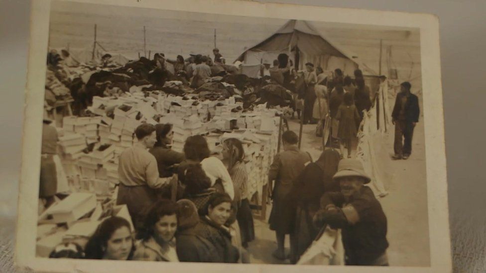 Many Greeks were evacuated to the Moses Wells refugee camp during World War Two