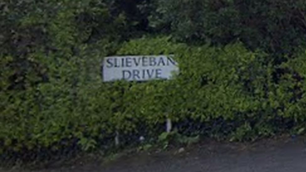 Slieveban road sign