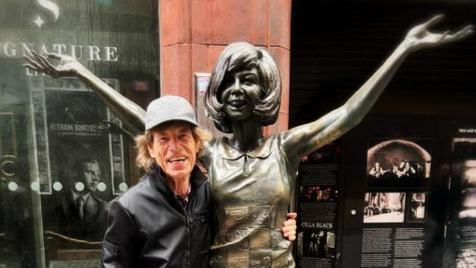 Mick with Cilla