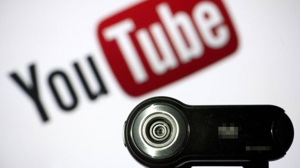 YouTube logo with video camera