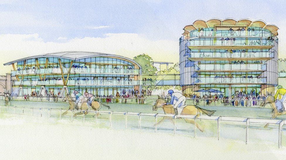 Chester Racecourse £100m redevelopment unveiled BBC News