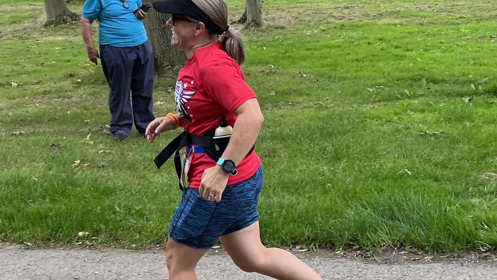 Julie Wragg running