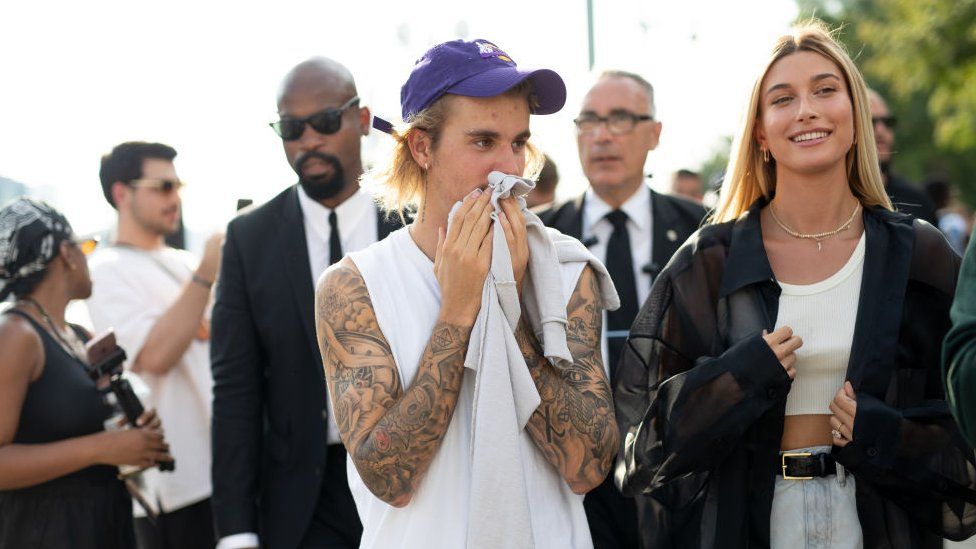 Justin Bieber and Hailey Baldwin are seen on the street attending John Elliott during New York Fashion Week SS19 on September 6, 2018 i