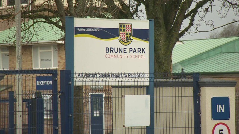 Brune Park school sign