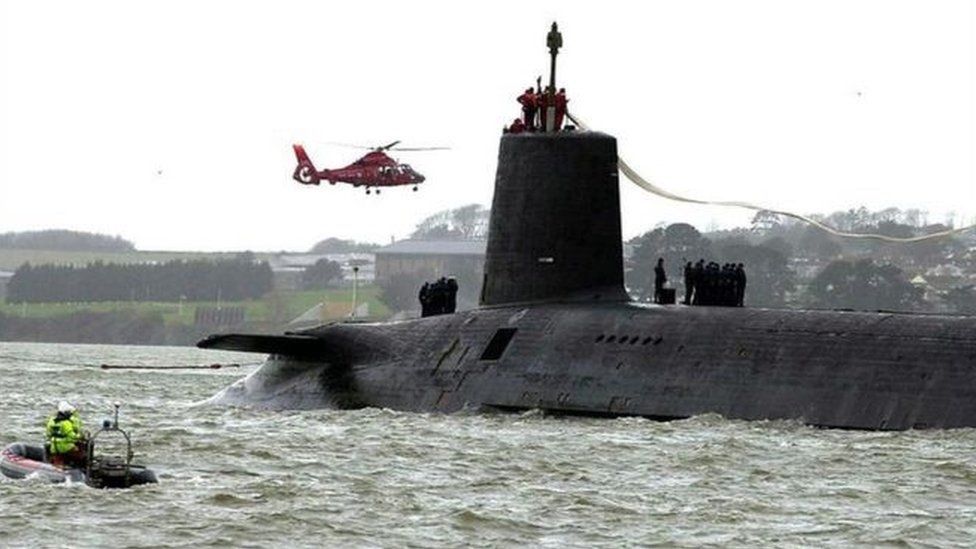 Nuclear submarine HMS Vanguard