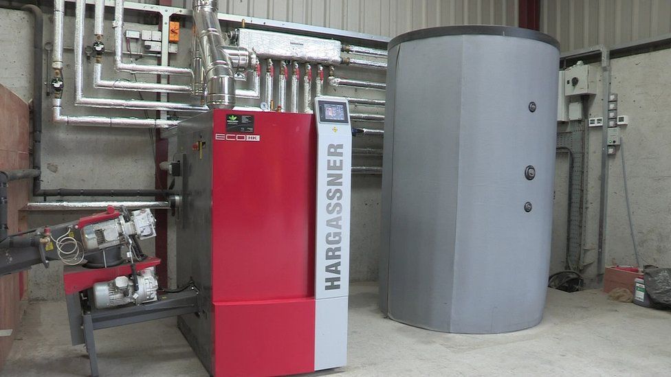 A biomass boiler, similar to those owned by some RHI scheme claimants
