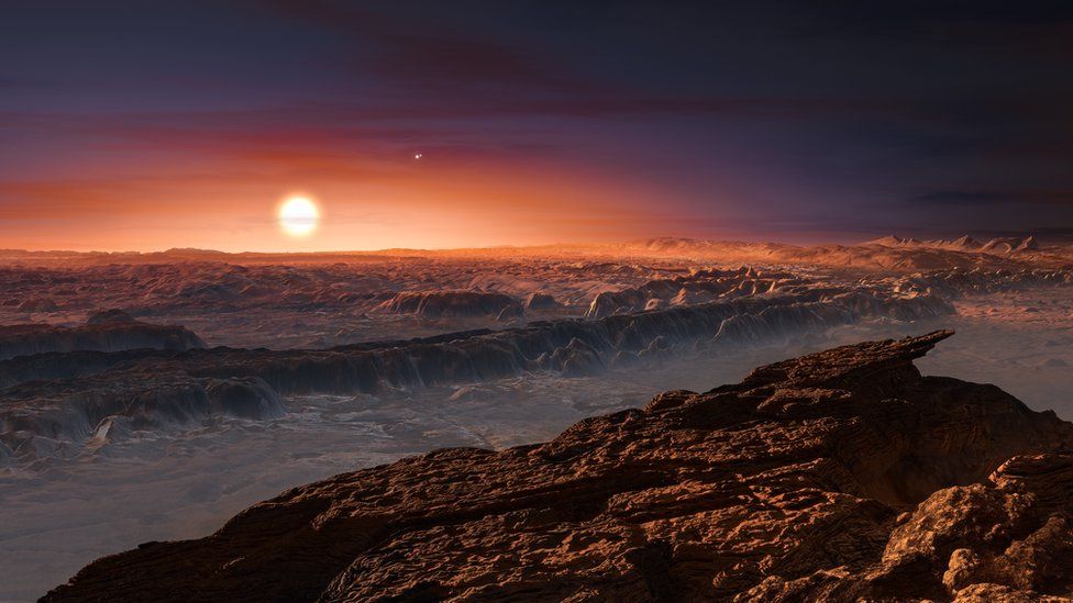 Artwork of Proxima b