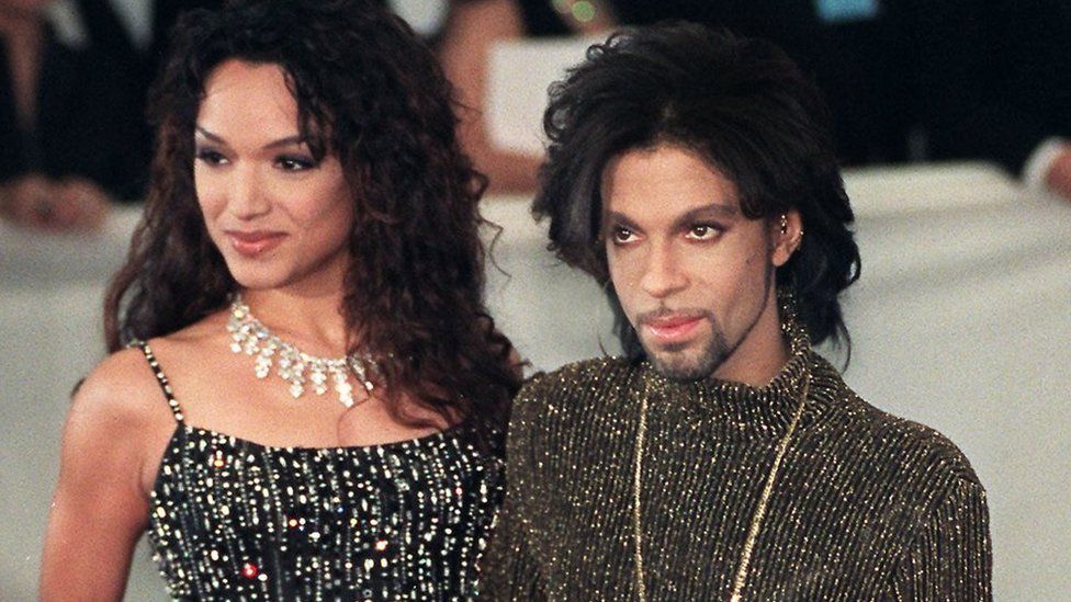 Mayte and Prince in 1999