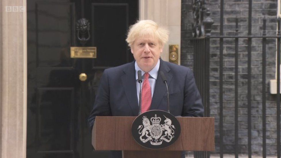 Boris Johnson and his 'return to work' speech