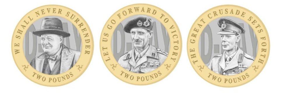 D-Day commemorative coins