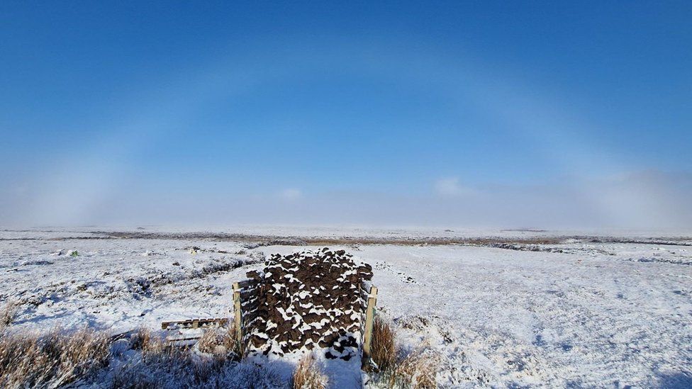 Fogbow at North Uist