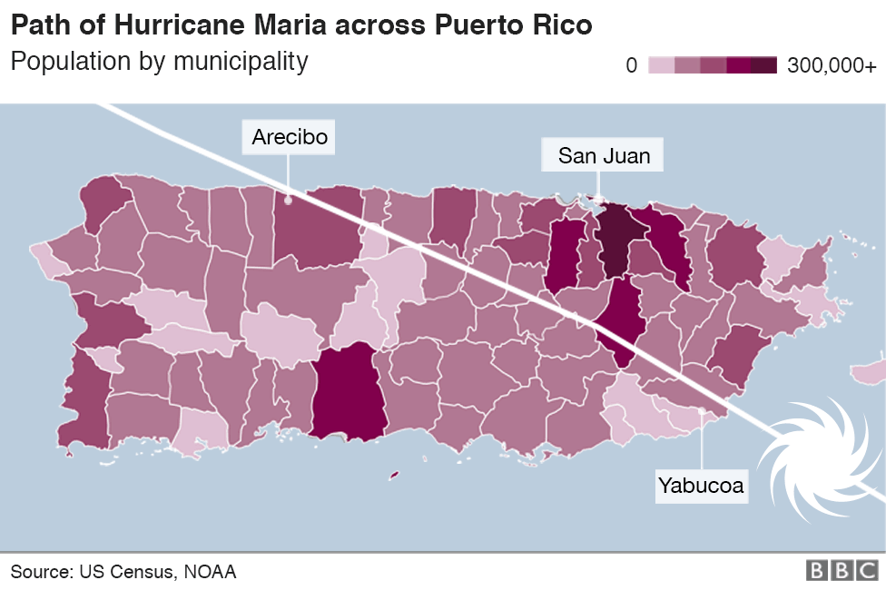 Six Graphics That Sum Up Puerto Rico Disaster BBC News    98078605 Hurricane Pueto Rico 976 Nc 