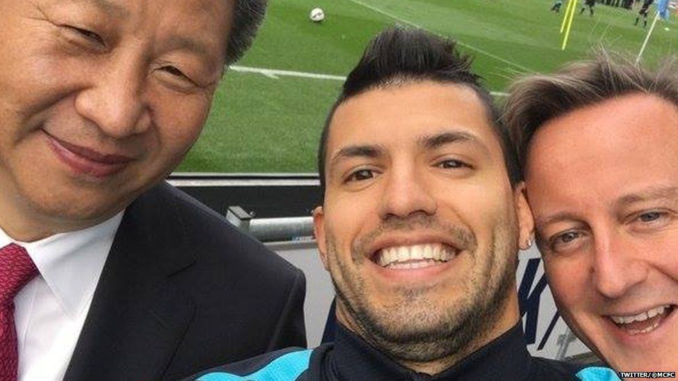 Selfie of the year? Sergio Aguero, the PM and Chinese President Xi ...