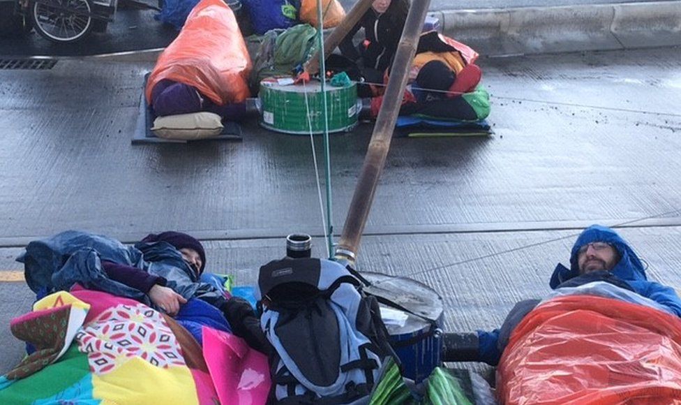 The protests at Amazon in Gateshead