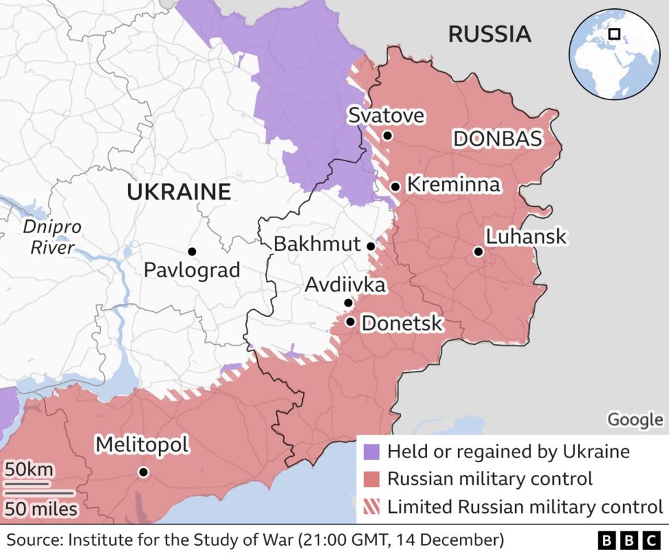 Ukraine war Five ways conflict could go in 2023 BBC News