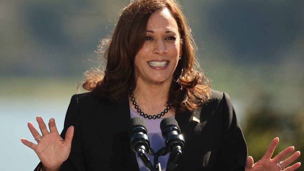 US Vice-President Kamala Harris