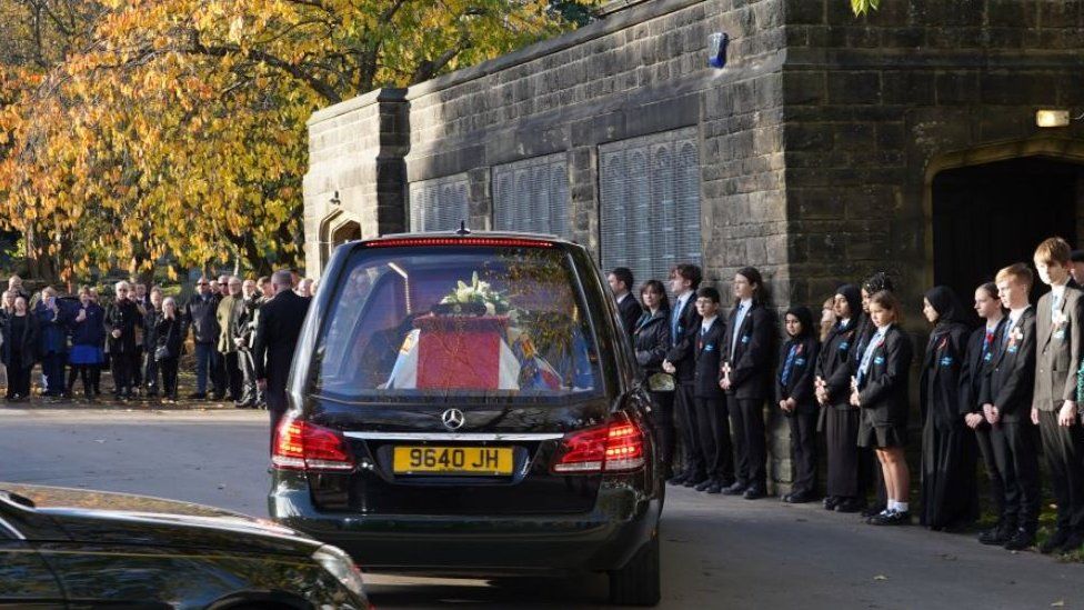 Cyril Elliot's funeral, Sheffield
