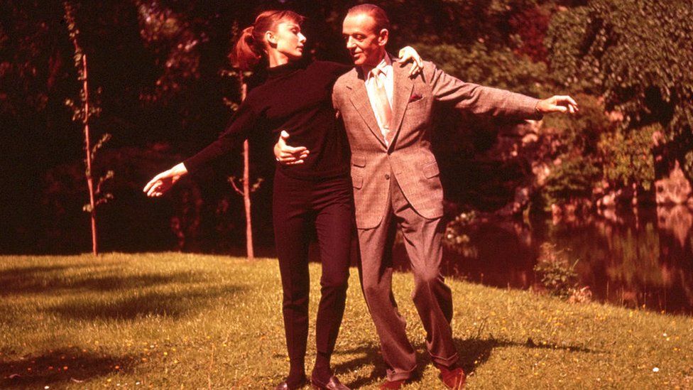 Fred Astaire and Audrey Hepburn