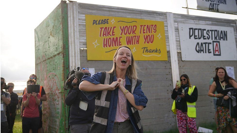 Glastonbury Festival Officially Starts As Emily Eavis Opens Gates - BBC ...