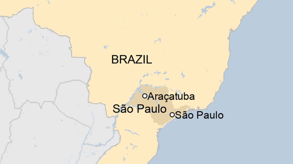 Map of Brazil