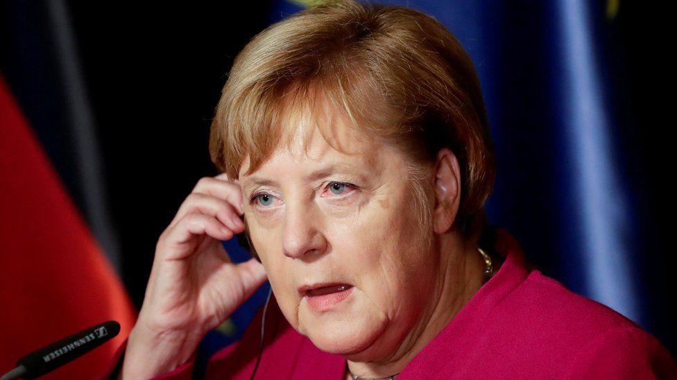 German Chancellor Merkel, 26 October 2018