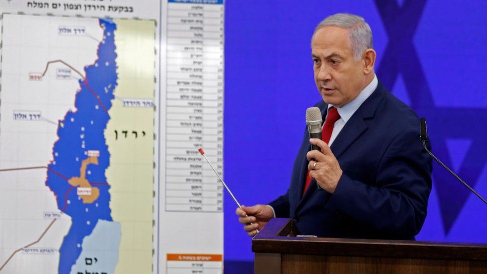 Israeli Prime Minster Benjamin Netanyahu speaks during his announcement on September 10,