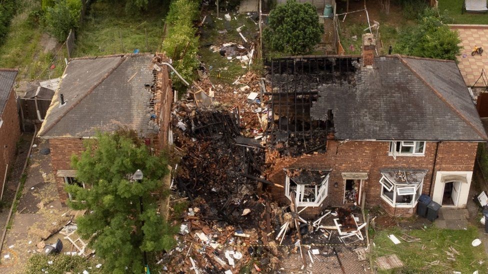 Birmingham gas explosion Leaking gas pipe identified BBC News