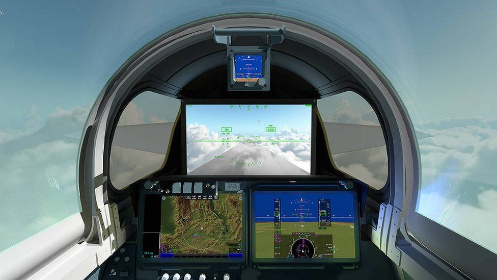 Nasa X-59 cockpit