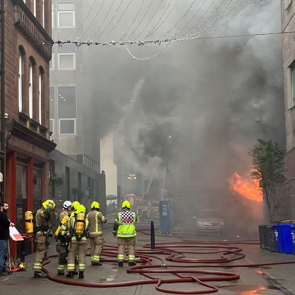Fire at Jenners