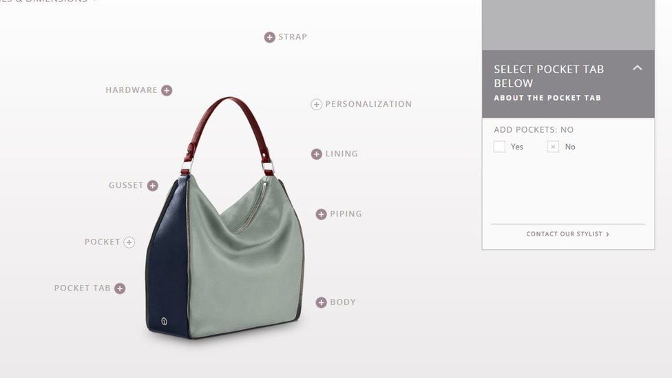 Handbag customisation and colour change