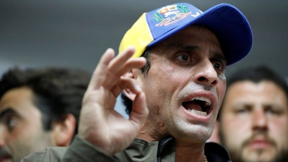 Venezuelan opposition leader and Governor of Miranda state Henrique Capriles in Caracas, Venezuela April 6, 2017